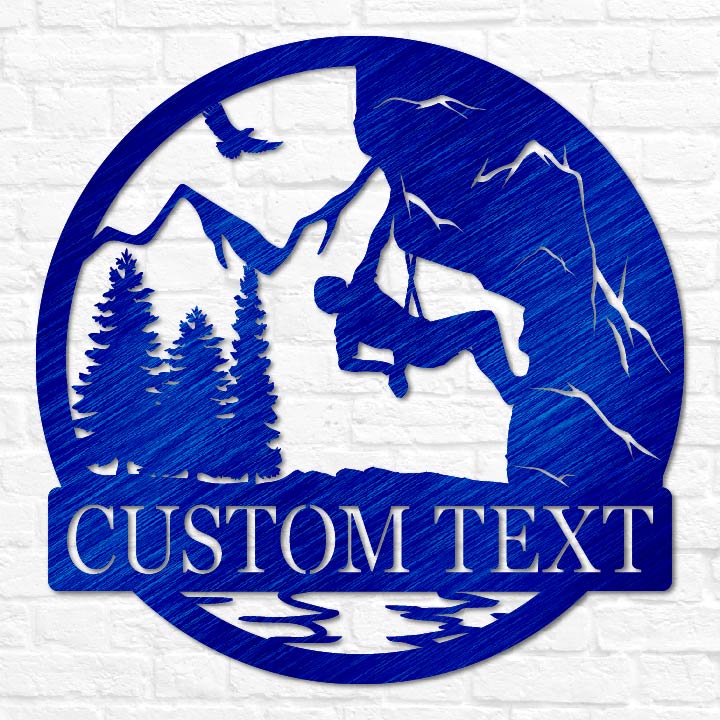 Rock Climbing Outdoor Monogram