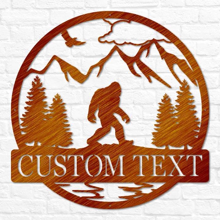 Sasquatch Outdoor Monogram