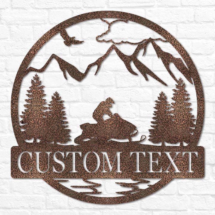 Snowmobile Outdoor Monogram