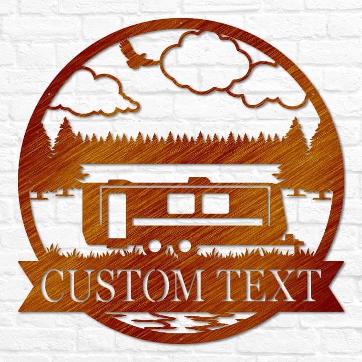 Travel Trailer Outdoor Monogram