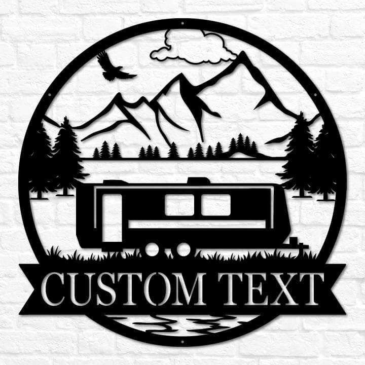 Travel Trailer Outdoor Monogram