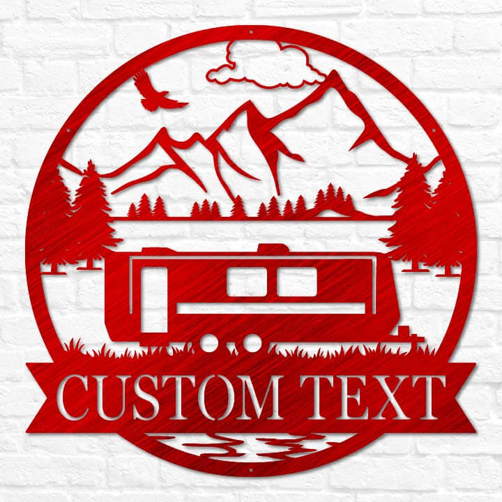 Travel Trailer Outdoor Monogram