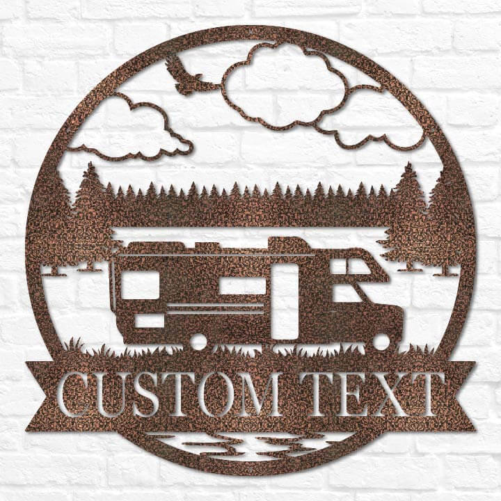 Truck Motor Home Outdoor Monogram