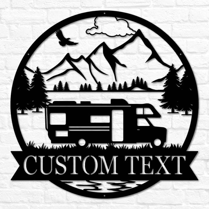 Truck Motor Home Outdoor Monogram