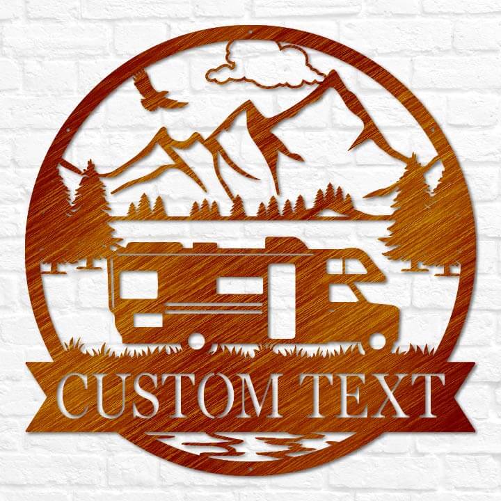 Truck Motor Home Outdoor Monogram