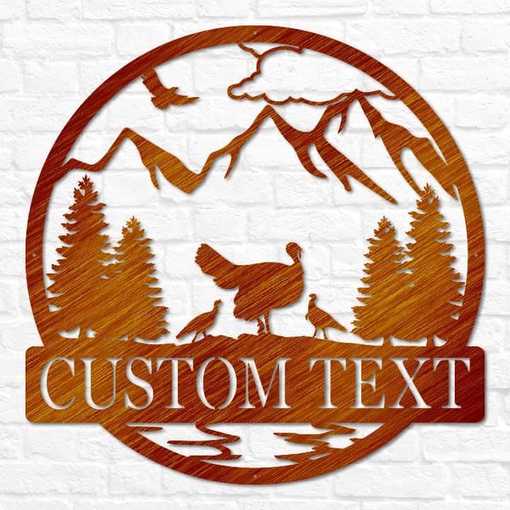 Turkey Outdoor Monogram