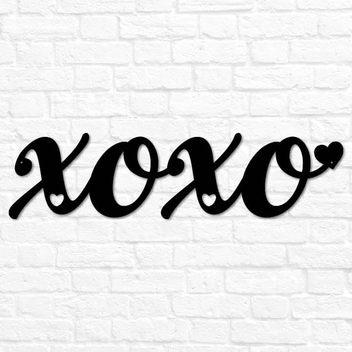 XOXO with Hearts