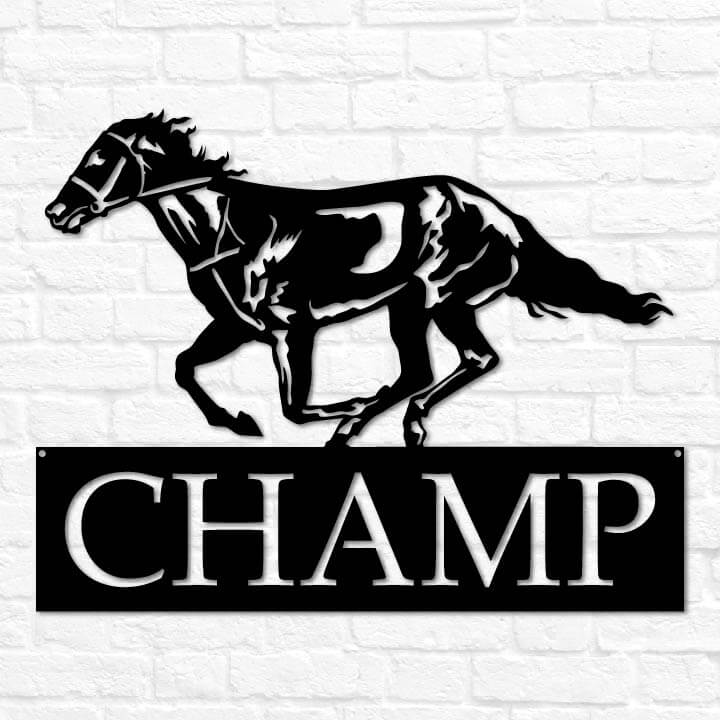 Running Horse Monogram