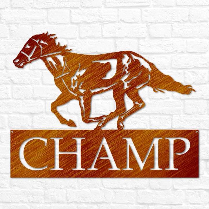 Running Horse Monogram