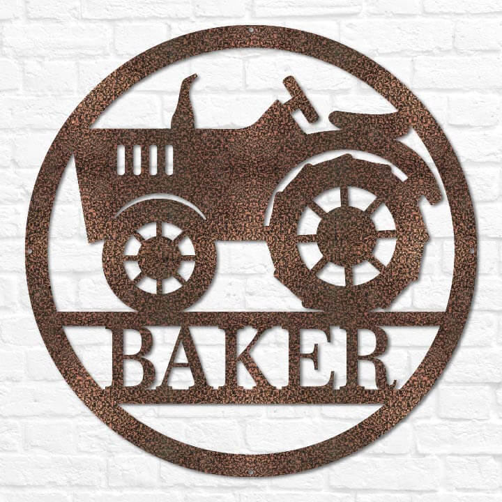 Tractor Circle Monogram