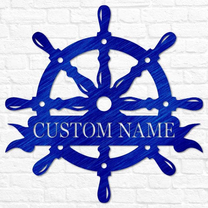 Yacht Wheel Monogram