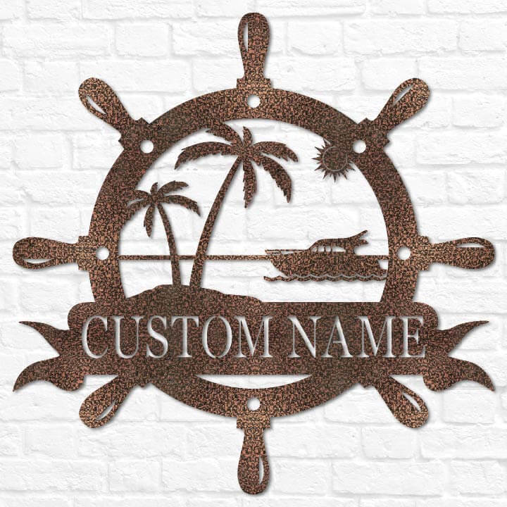 Yacht Wheel Monogram