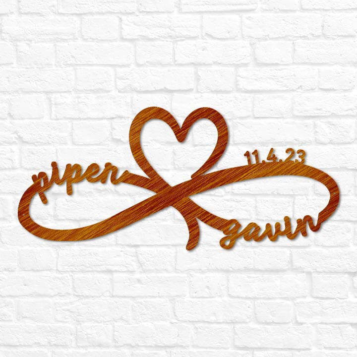 Infinity Heart Monogram