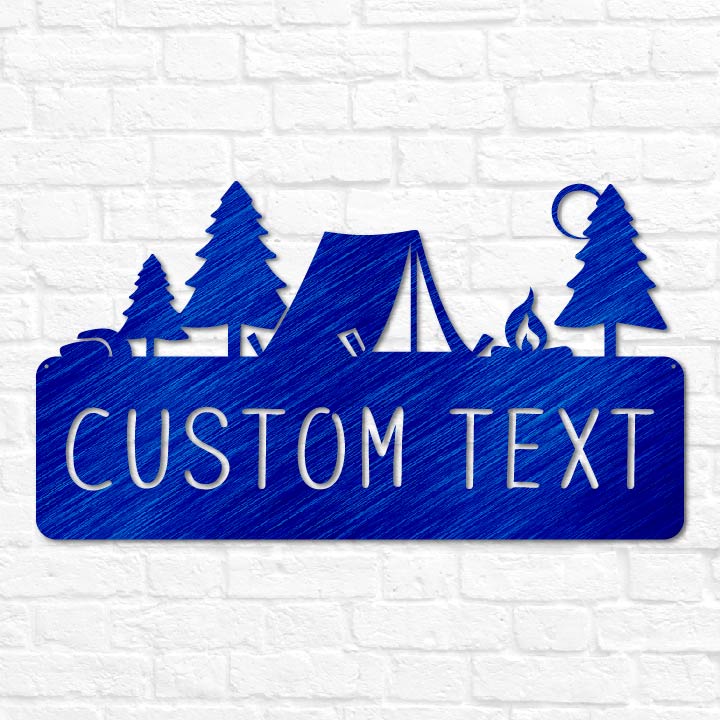 Tent Monogram Plaque