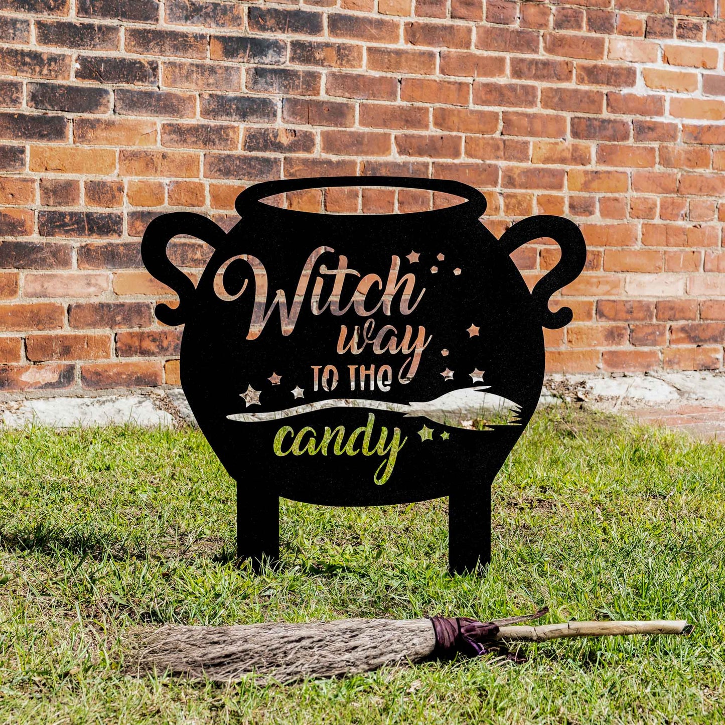 Witch Way to the Candy Yard Sign