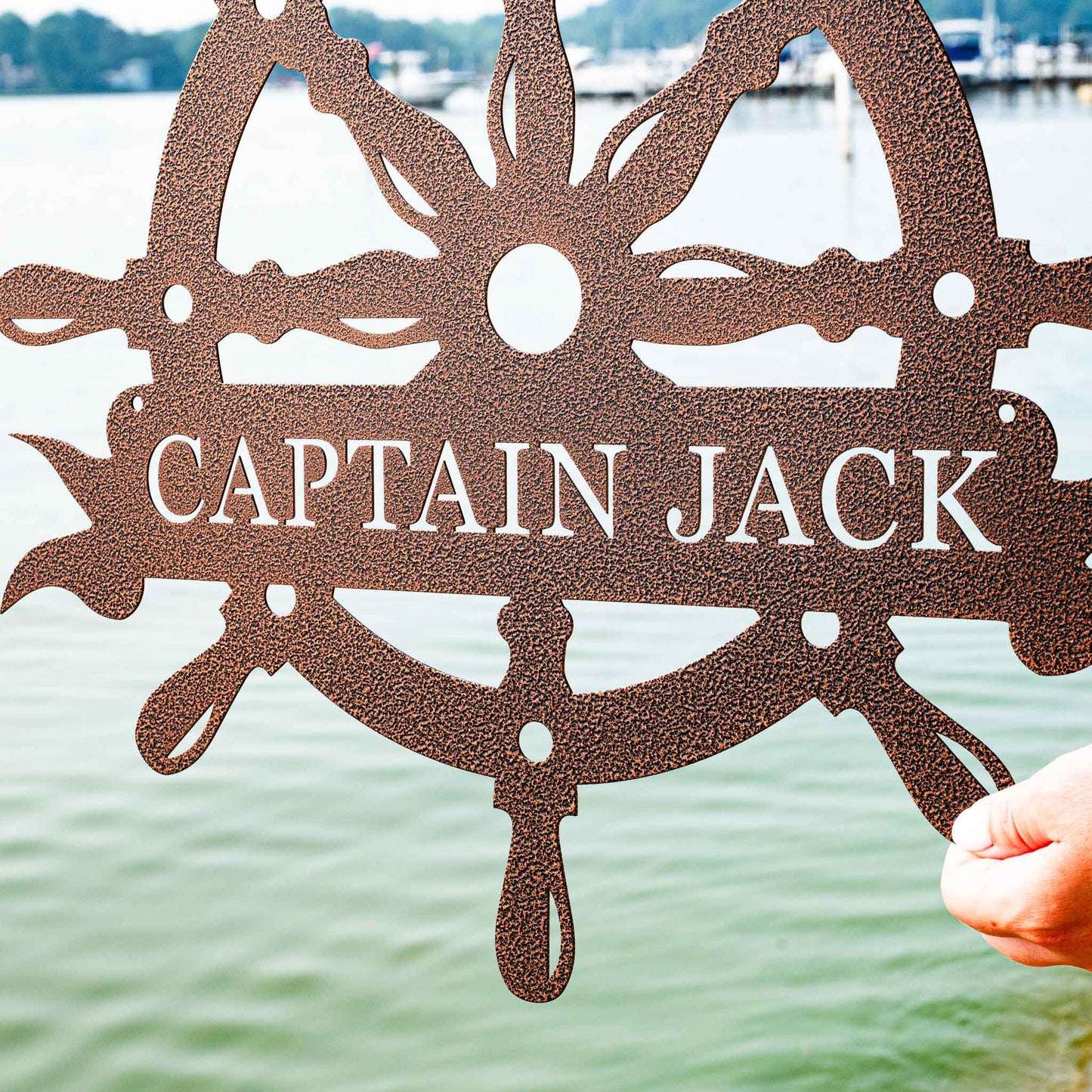 Yacht Wheel Monogram