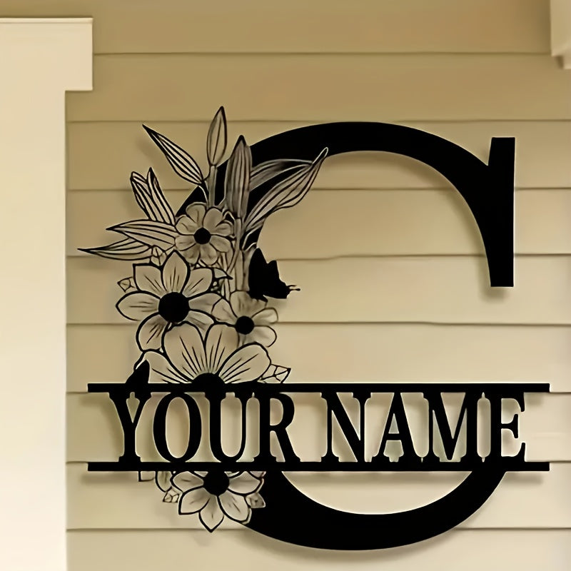 Personalized Metal Nameplates with a Rustic Style