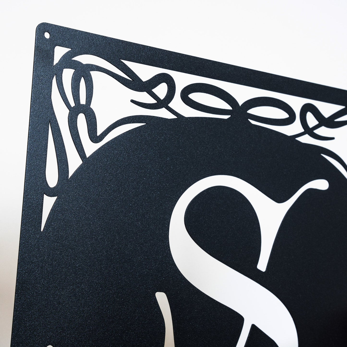 Art Nouveau Letter Name Sign