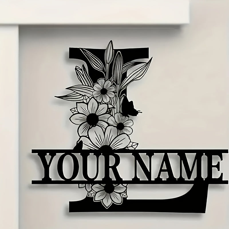 Personalized Metal Nameplates with a Rustic Style