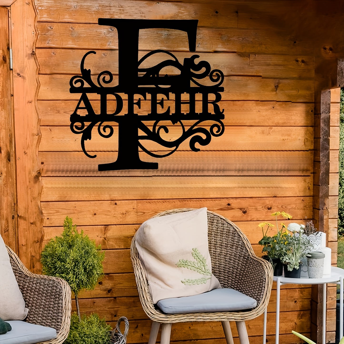 Personalized Monogram Wall Decor - Custom Name & Initials