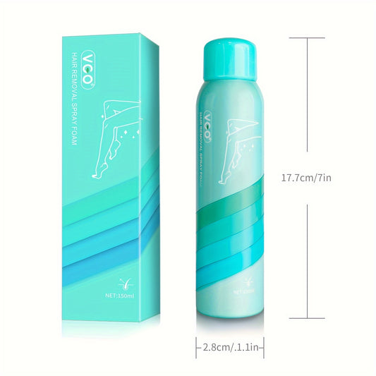 VGO Hair Removal Spray Foam, Effective & Painless - Contains Aloe Vera Extract Natural Ingredients, Hair Removal Cream For Women & Men Bikini Hair Removal Cream, Depilatory Cream