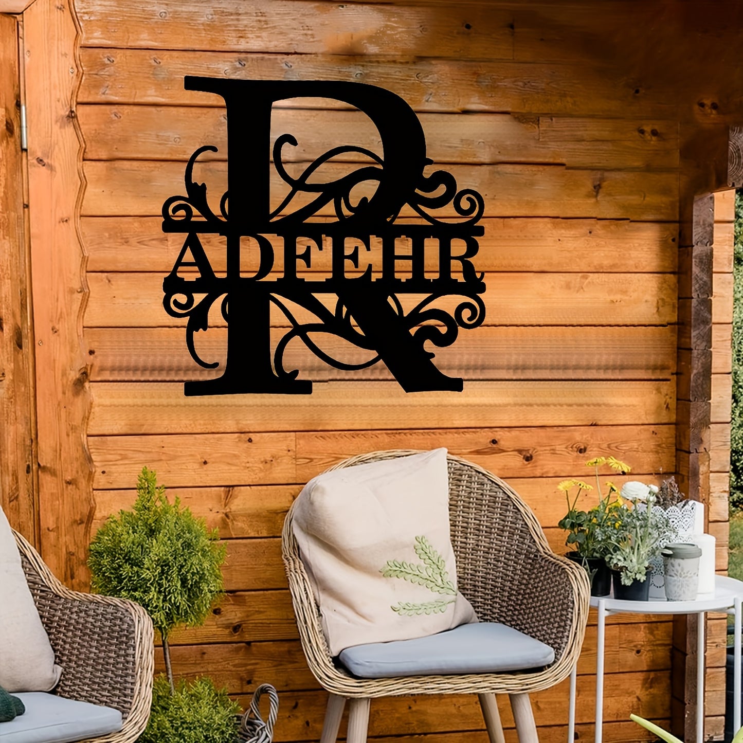 Personalized Monogram Wall Decor - Custom Name & Initials