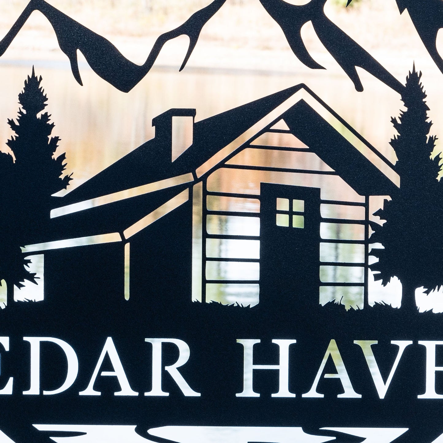 Cabin Outdoor Monogram