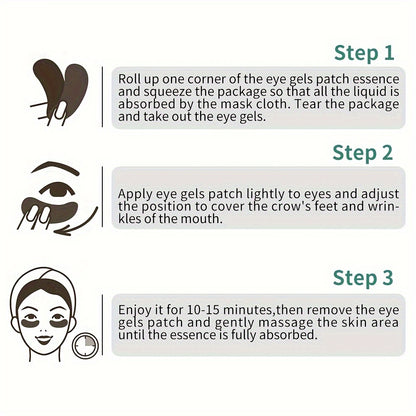 VGO Eye Patches, 7 pairs of eye gel eye patches for hydration and moisturizing of the eyes