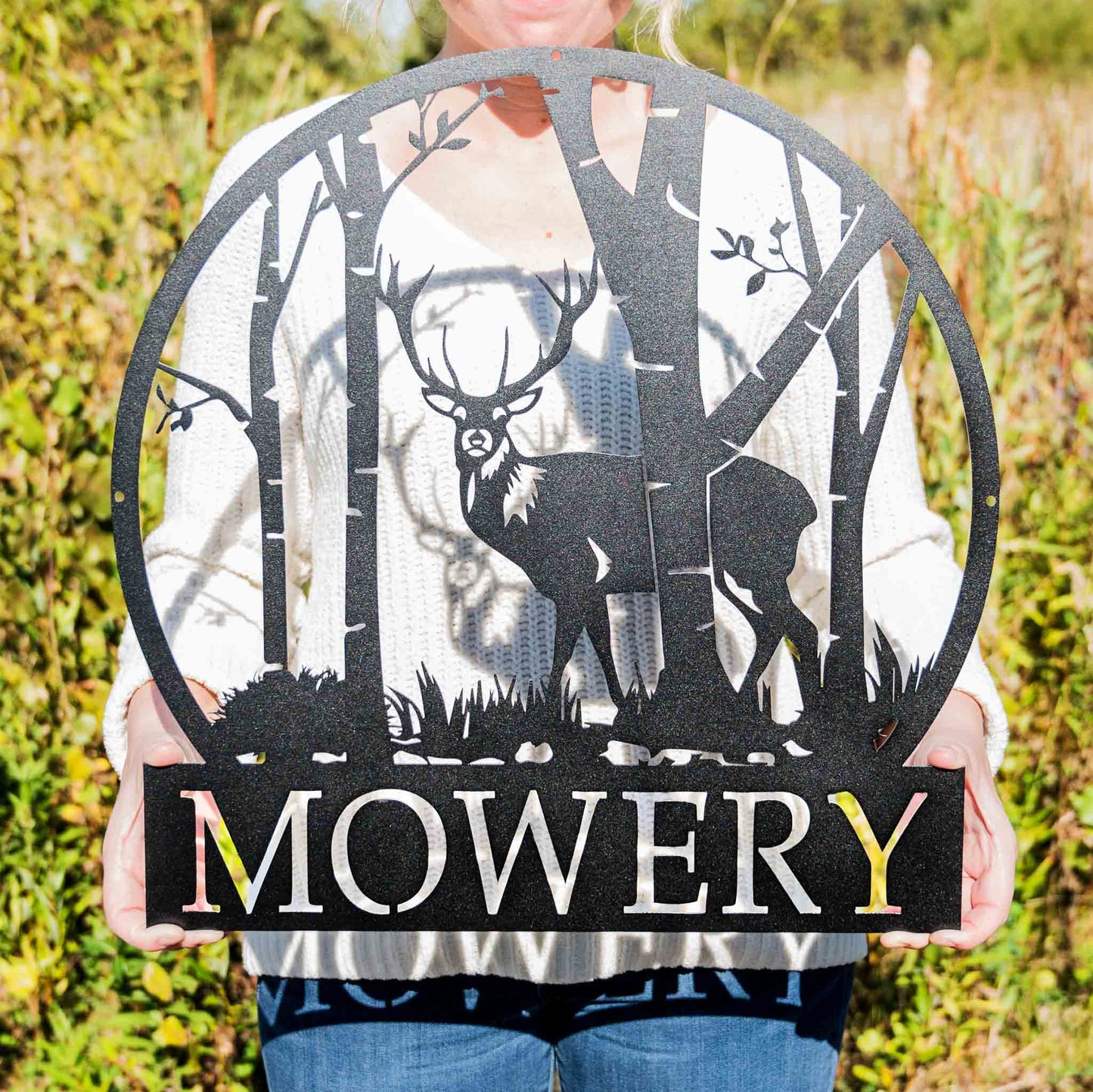 Deer Circle Monogram