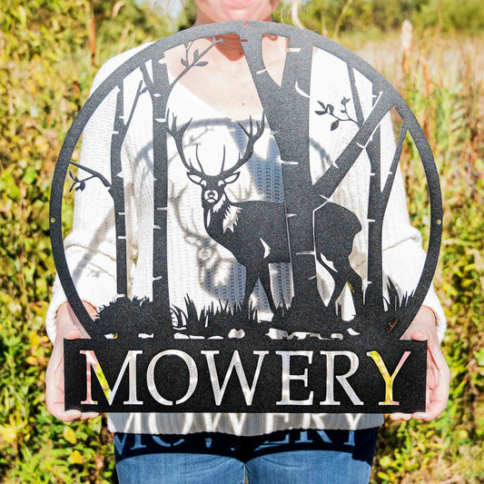 Deer Circle Monogram