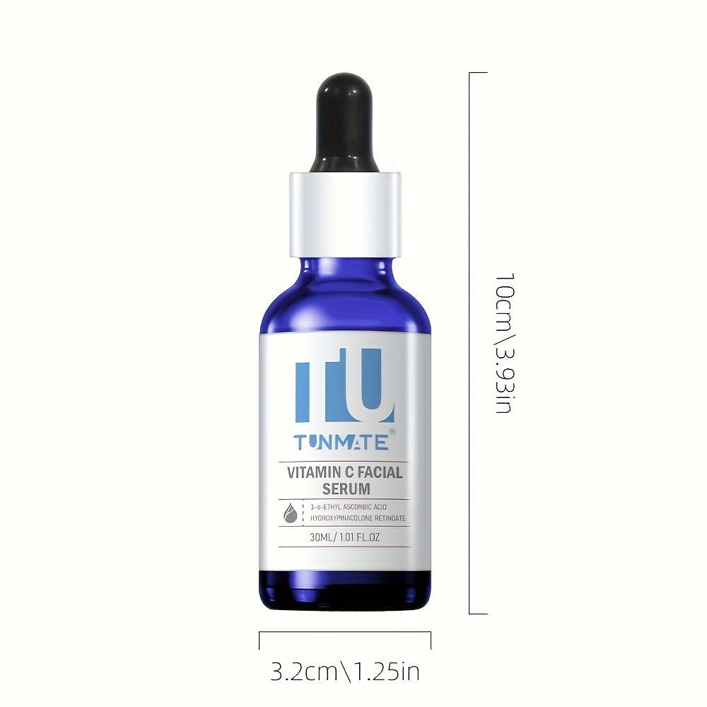 Tunmate Vitamin C Facial Serum | Contains Vitamin C, Propylene Glycol, Ceramide | Evens Out Skin Tone, Lasting And Powerful Moisturizing, Enhances The Natural Radiance Of The Face, Looks Younger | Brightening And Moisturizing Facial Serum