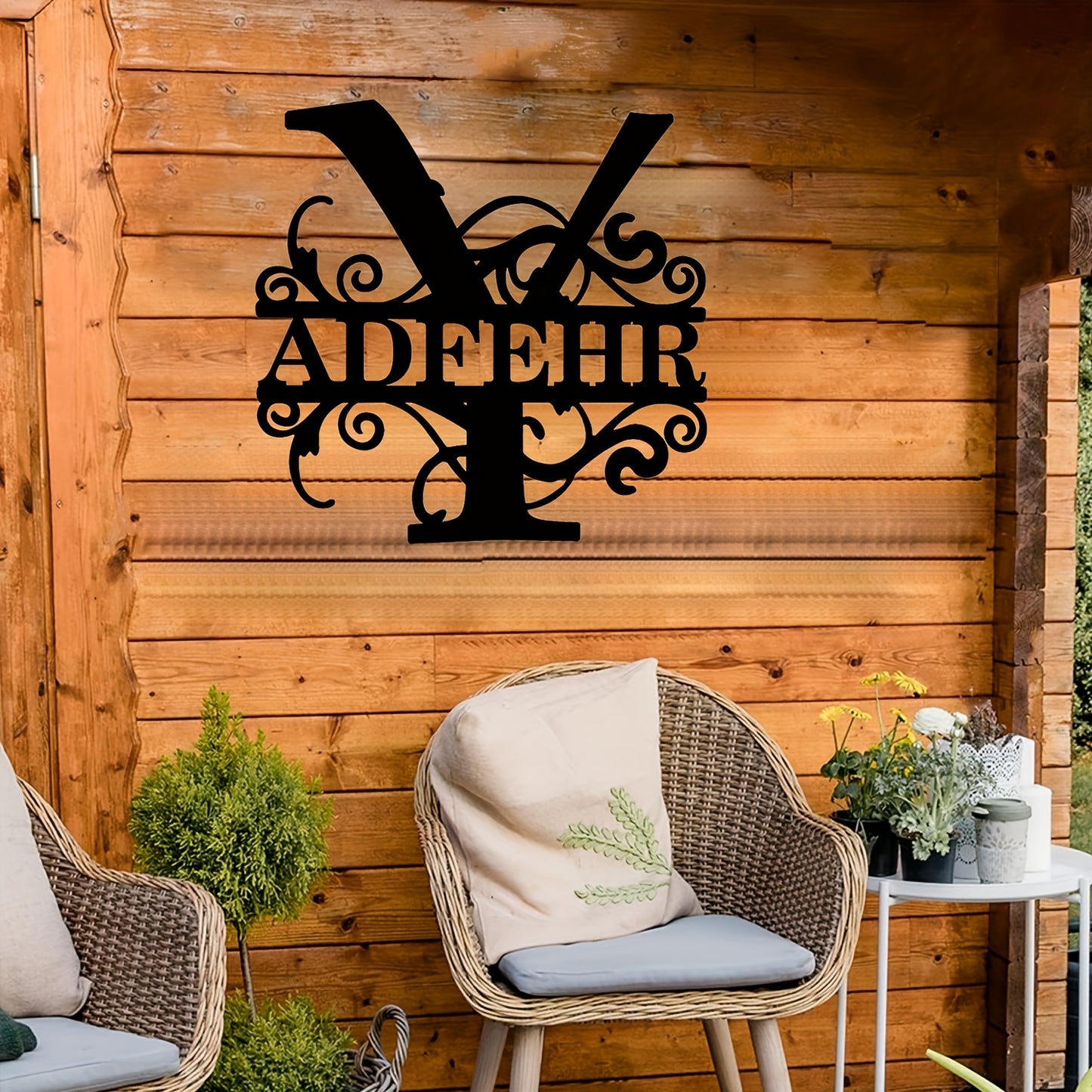 Personalized Monogram Wall Decor - Custom Name & Initials