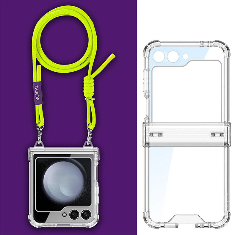 Shockproof Phone Case With Lanyard For Galaxy Z Flip 6/5/4/3