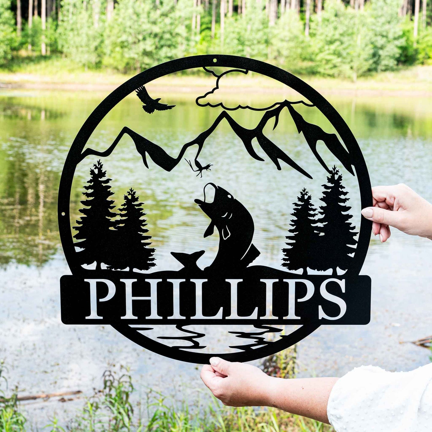 Fly Fishing Outdoor Monogram