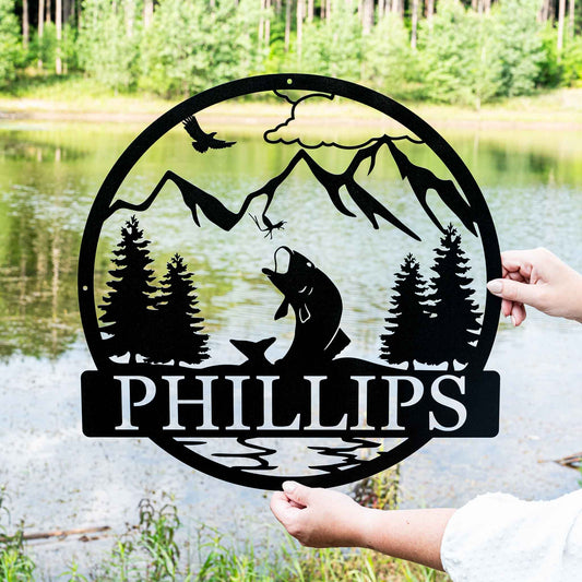 Fly Fishing Outdoor Monogram