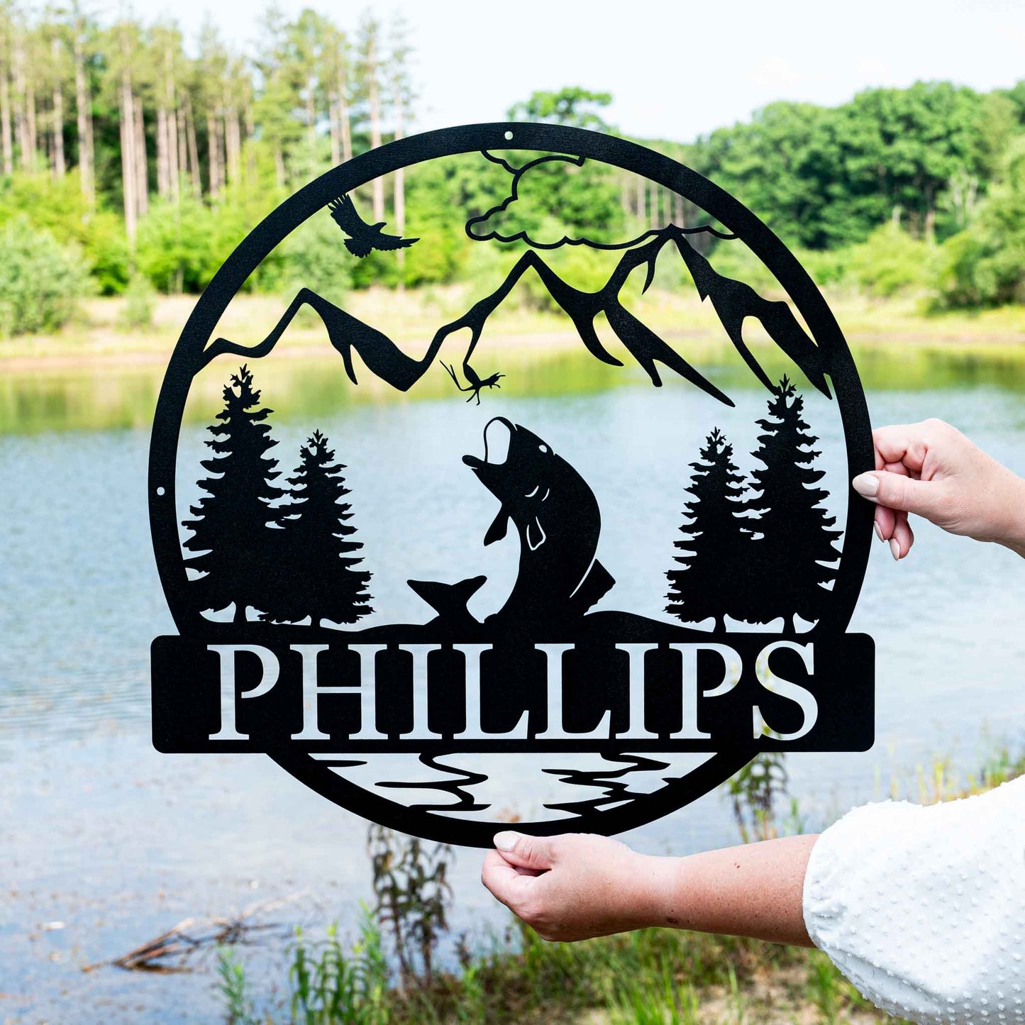 Fly Fishing Outdoor Monogram