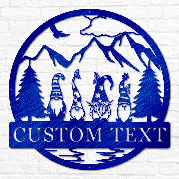 Gnomes Outdoor Monogram