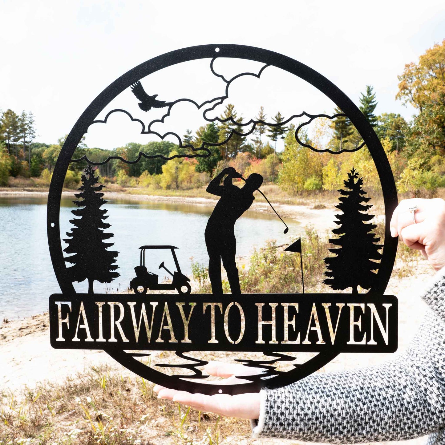 Golfer Outdoor Monogram