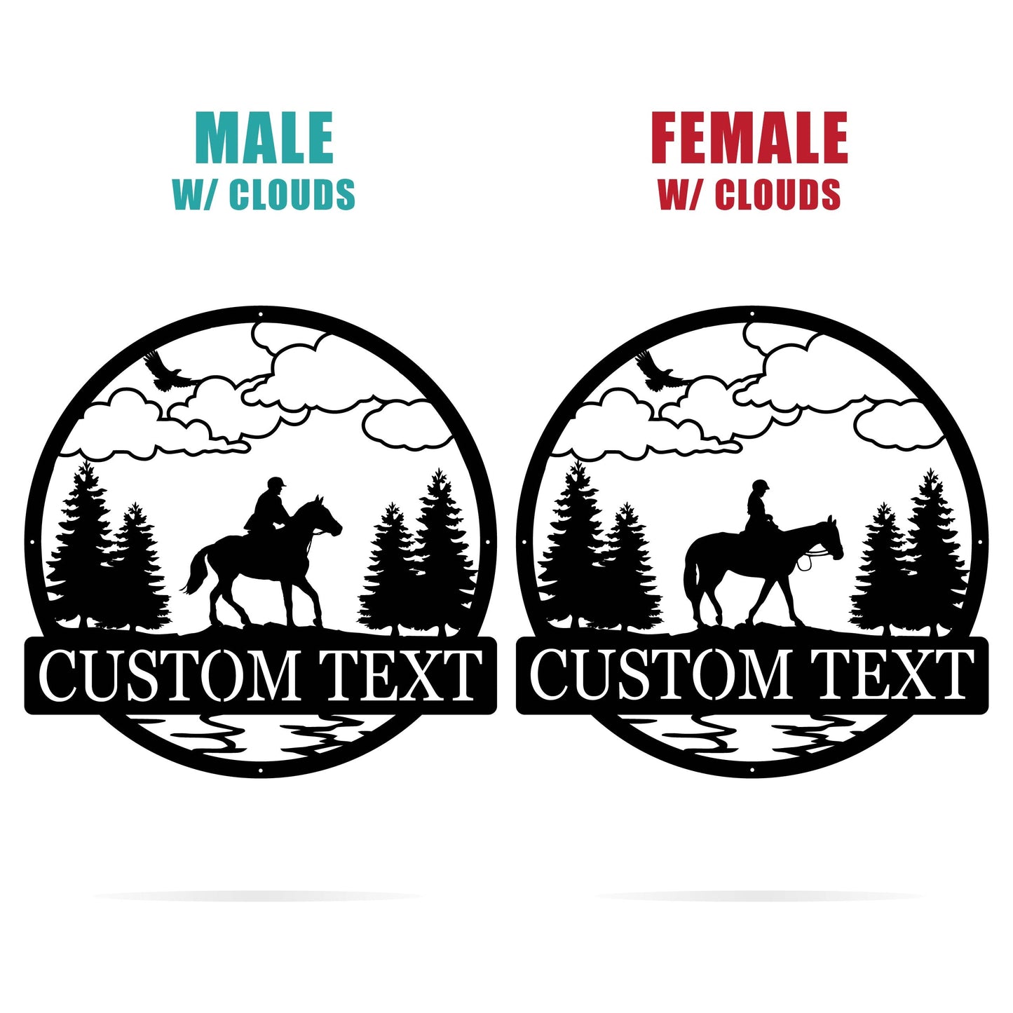 Horse Equestrian Outdoor Monogram