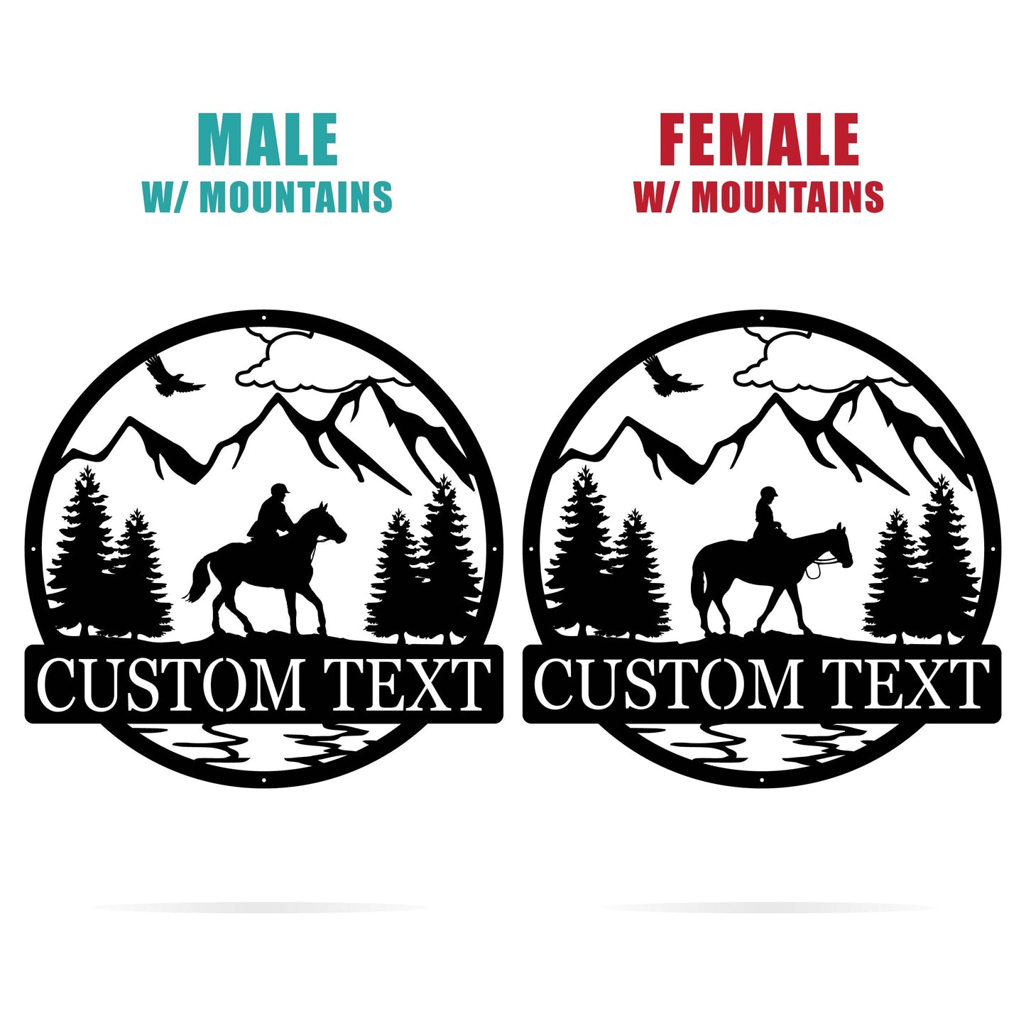 Horse Equestrian Outdoor Monogram