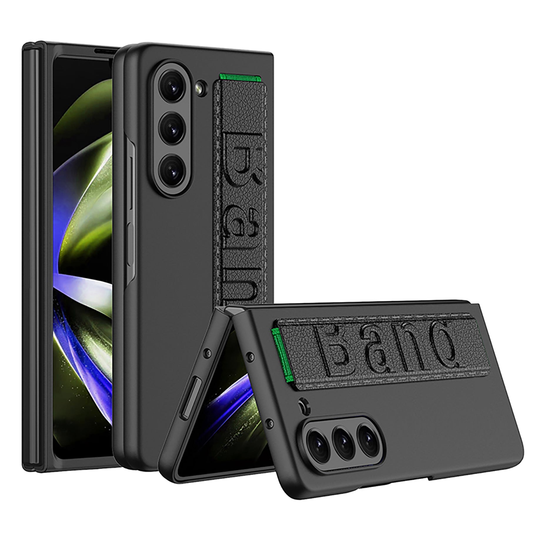 Luxury Wristband Holder Phone Case For Samsung Galaxy Z Fold 5/4/3 5G - Mycasety Mycasety