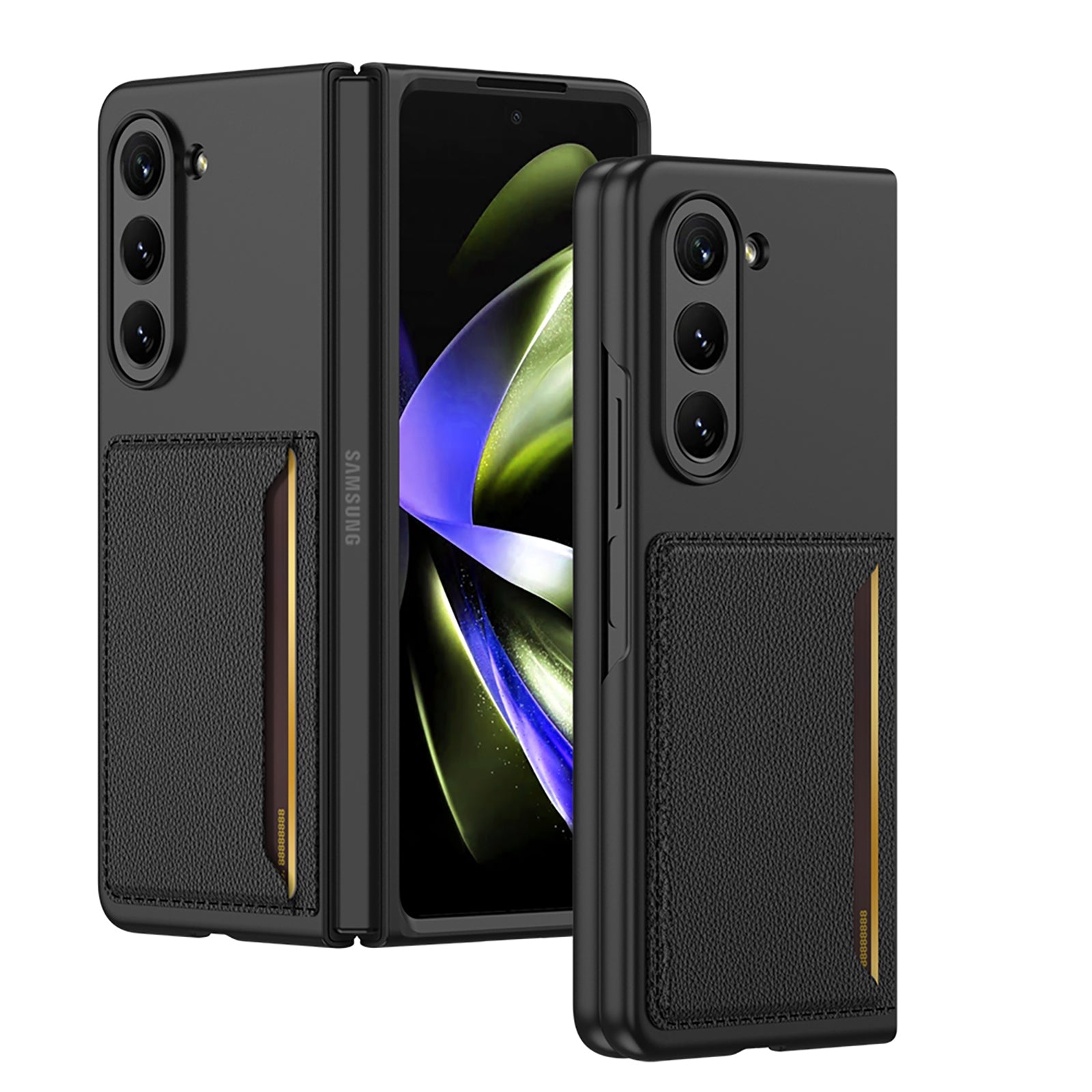 Luxury Card Holder All-inclusive Phone Case For Samsung Galaxy Z Fold 5/4/3 5G - Mycasety Mycasety