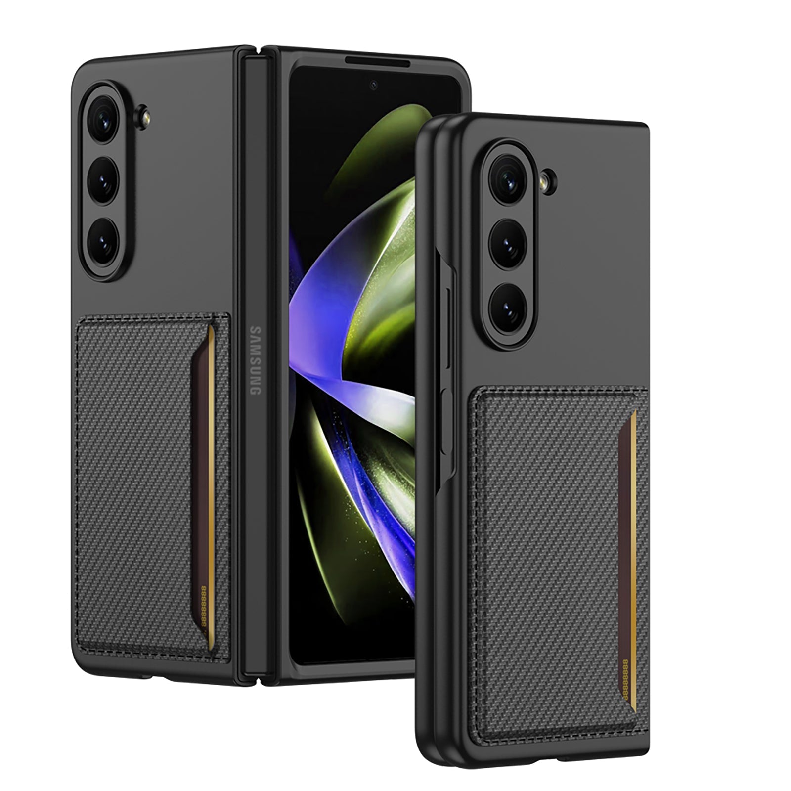 Luxury Card Holder All-inclusive Phone Case For Samsung Galaxy Z Fold 5/4/3 5G - Mycasety Mycasety