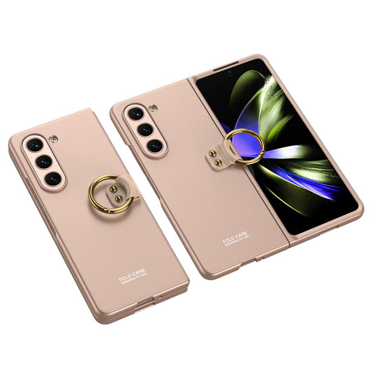 Ultra-thin All-inclusive Ring Holder Protective Cover For Samsung Galaxy Z Fold 5/4/3 5G - Mycasety Mycasety