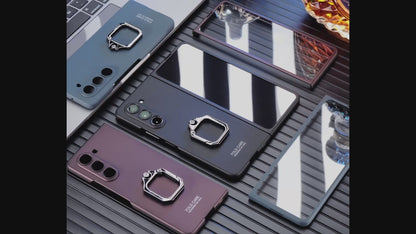 Ultra Thin Case For Samsung Galaxy Z Fold5 With Bracket and Front Film