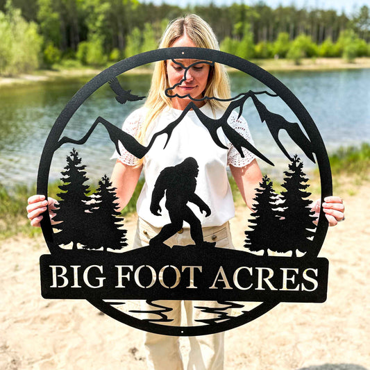 Sasquatch Outdoor Monogram