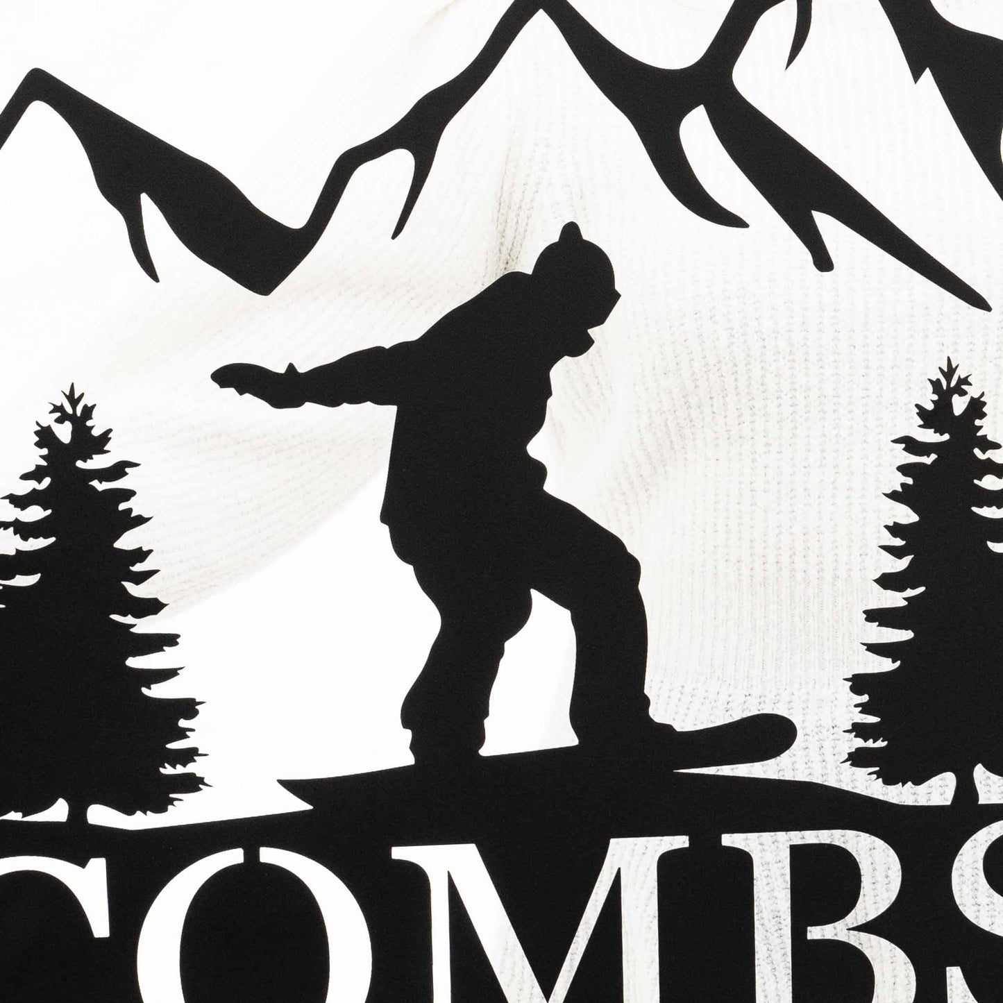 Snowboarding Outdoor Monogram