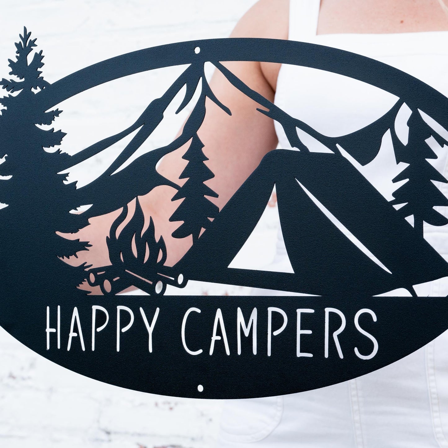 Camping Oval Monogram