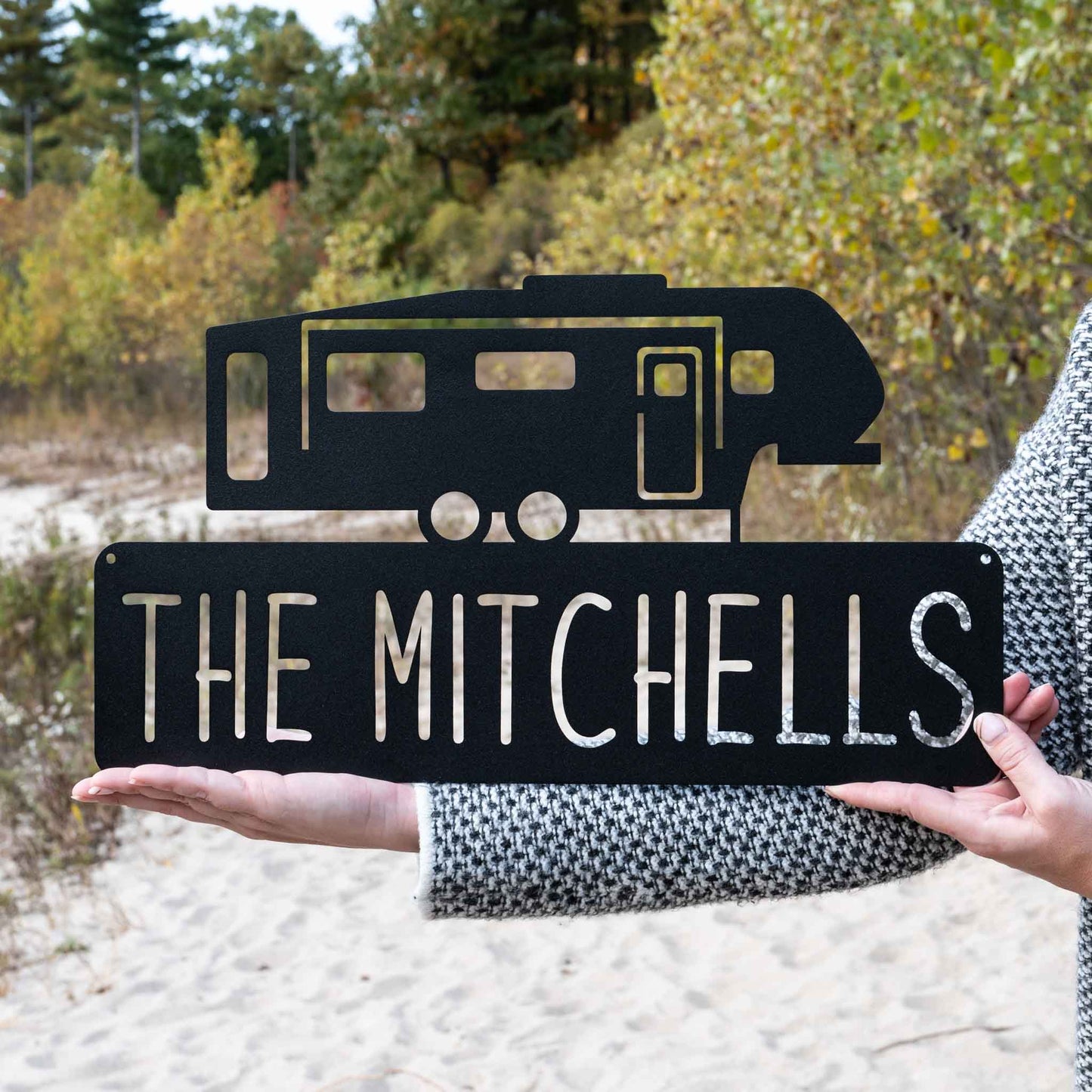 Fifth Wheel RV Trailer Monogram