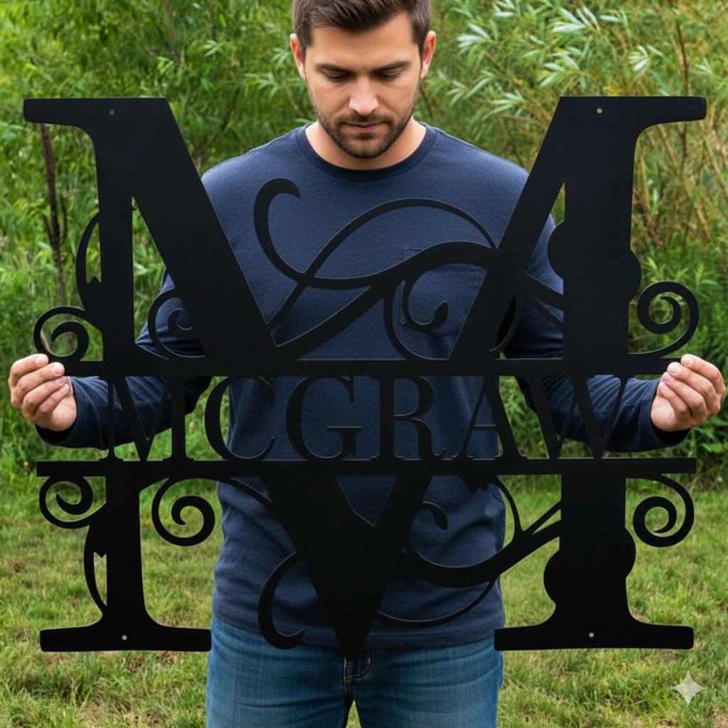 Halloween Split Monogram